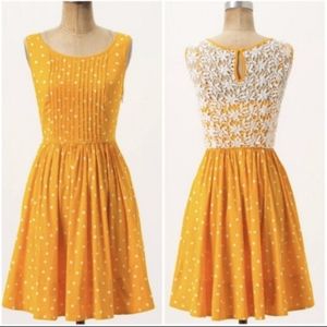 Anthropologie Moulinette Soeurs Sunny Dot Dress